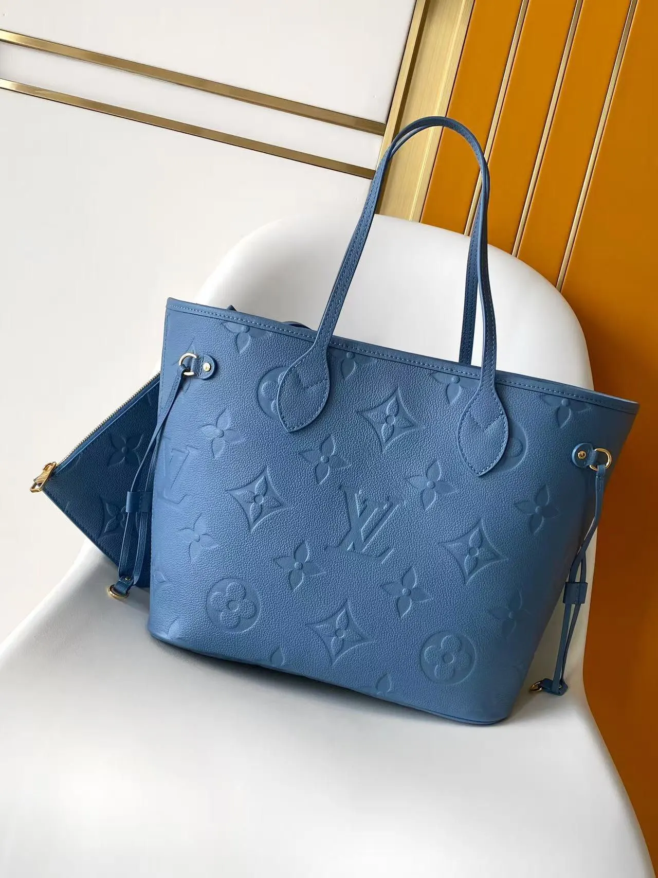 LV Neverfull 黑白配色 托特包 大容量通勤款