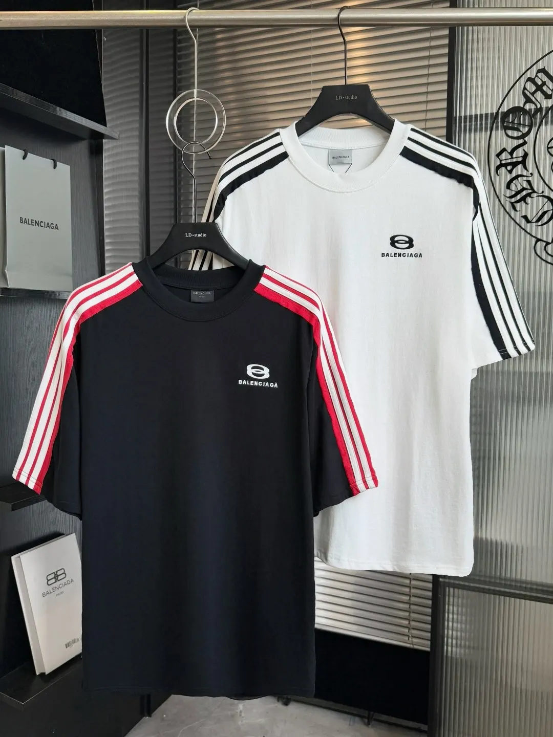 Balenciaga Logo 短袖T恤 街頭休閒款