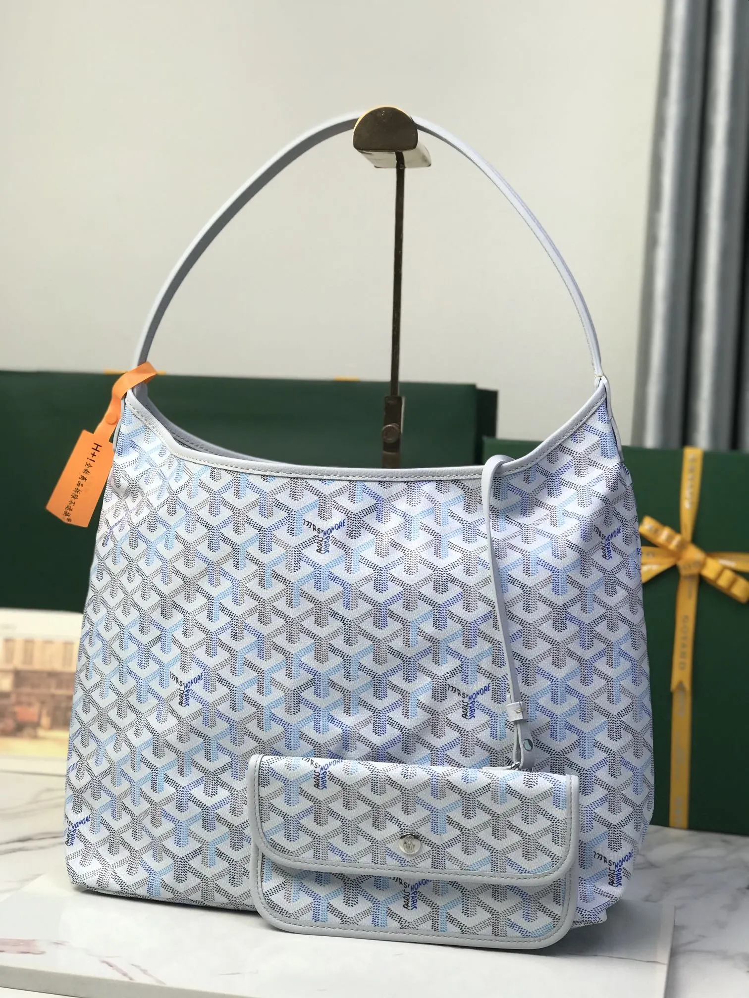 Goyard Hobo Shoulder Bag Vintage Canvas