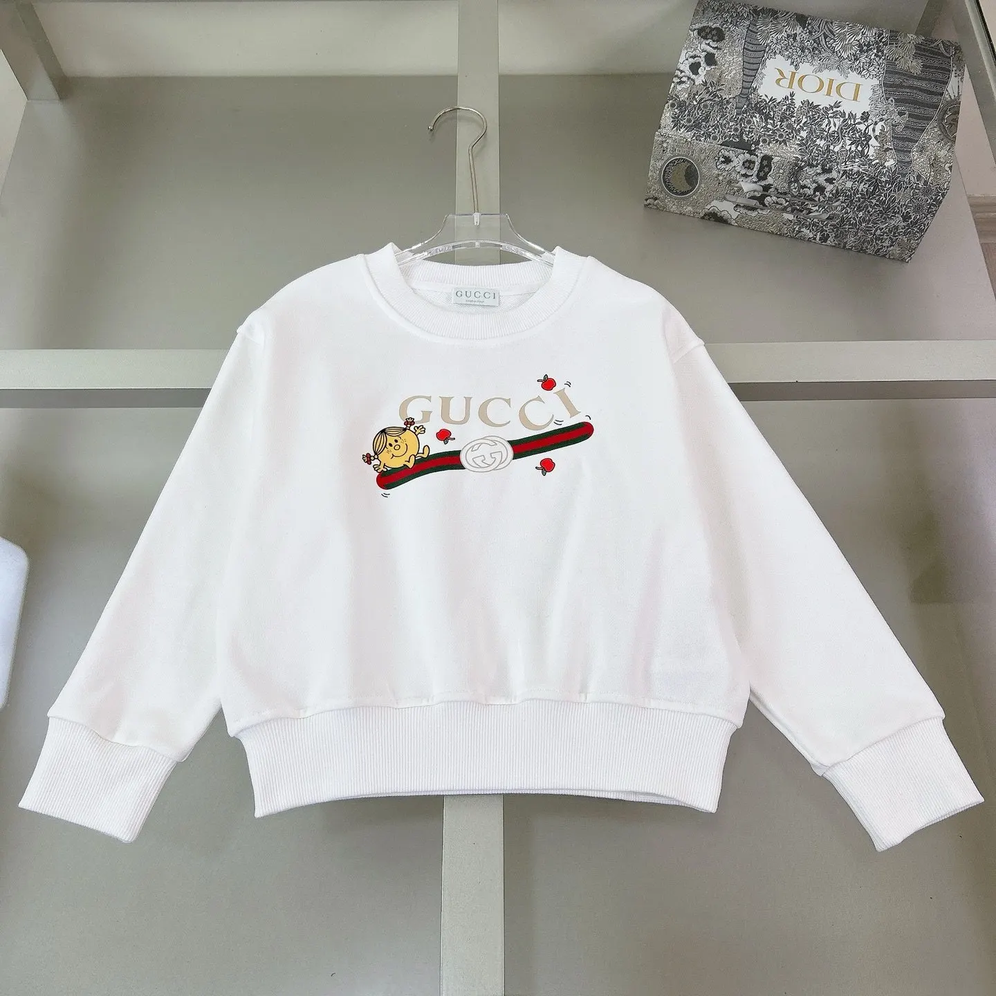 Gucci Logo印花圓領衛衣
