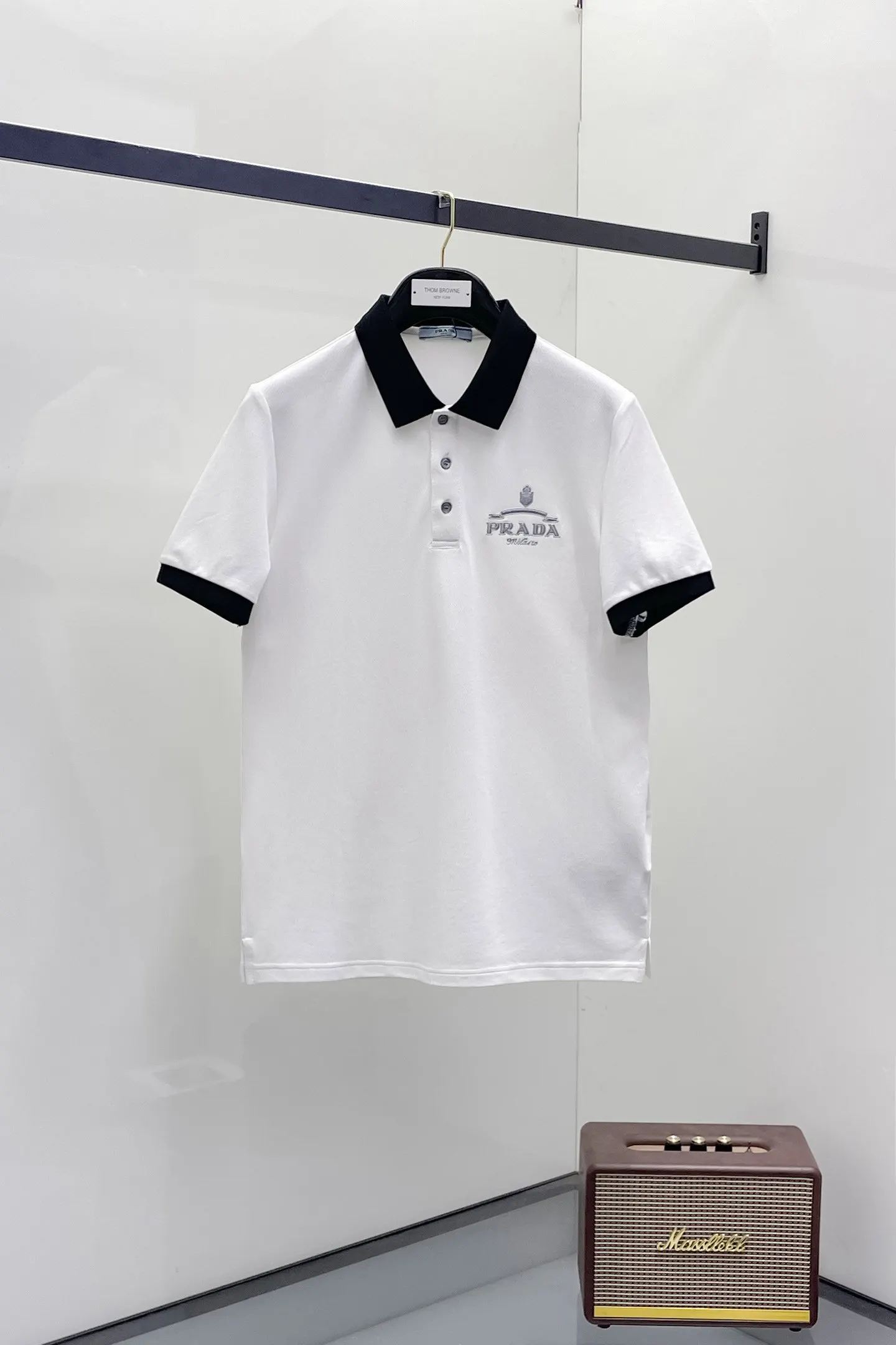 PRADA 棉质 Logo Polo衫 休閒百搭款