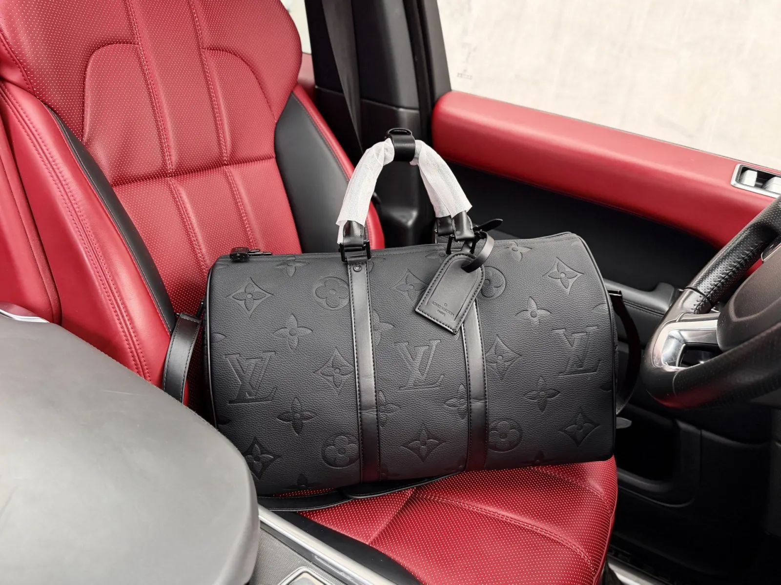 LV Keepall 黑色 牛皮 旅行袋 大容量旅行款