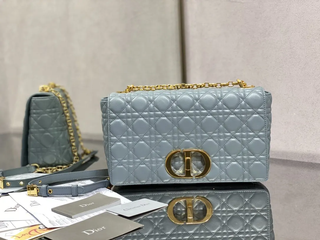 Dior Caro 小牛皮鏈條包 手提斜挎款