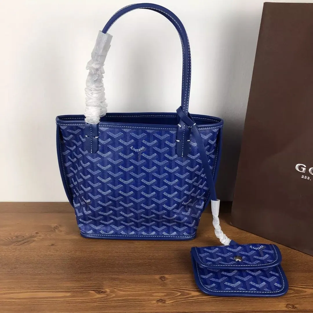 Goyard 双面对花mini购物袋多色低调又经典的Y字花纹 非常 托特包 大容量托特款