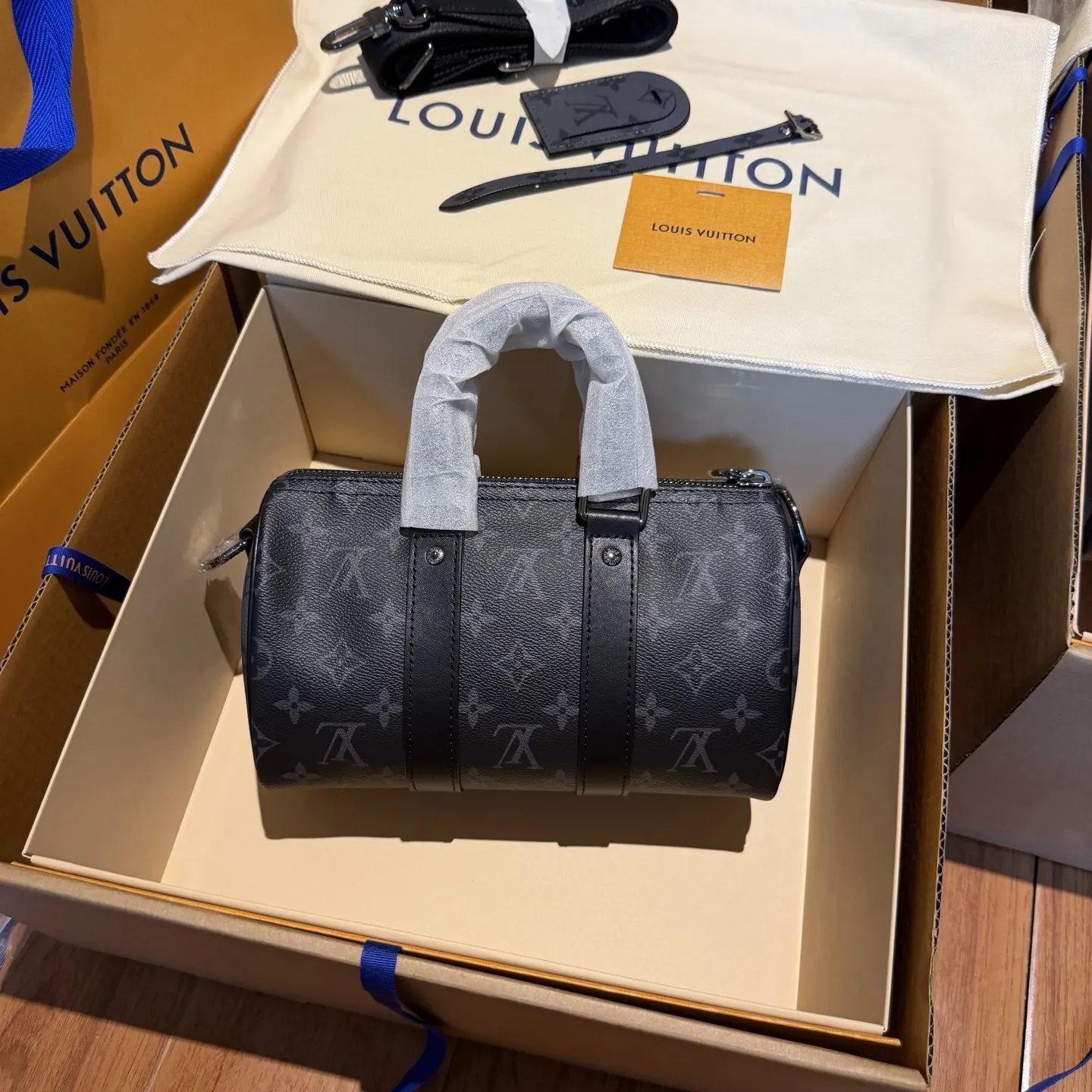 Keepall 黑武士keepall 枕头 放大镜 五 旅行袋 大容量旅行款