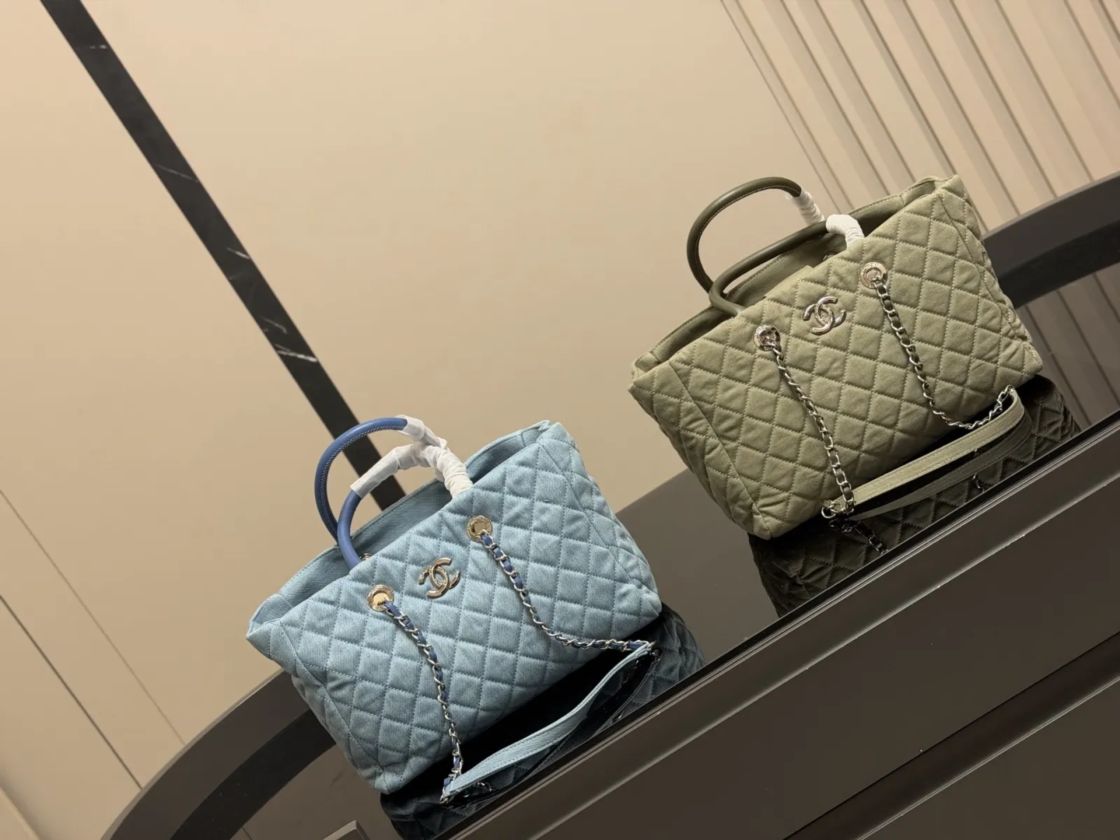 CHANEL 鏈條托特包 復古优雅 鏈條托特包 復古 大容量托特款