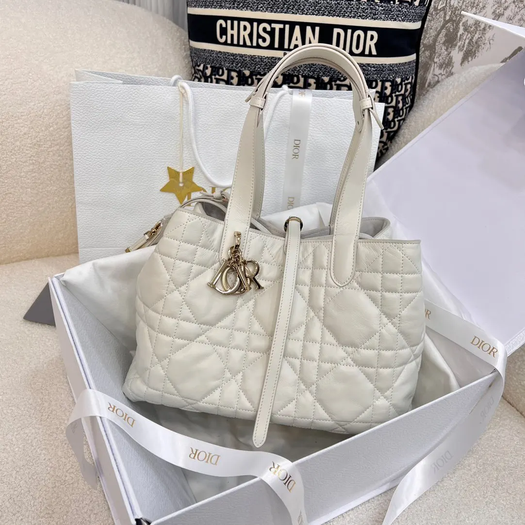 White Tote Bag Leather