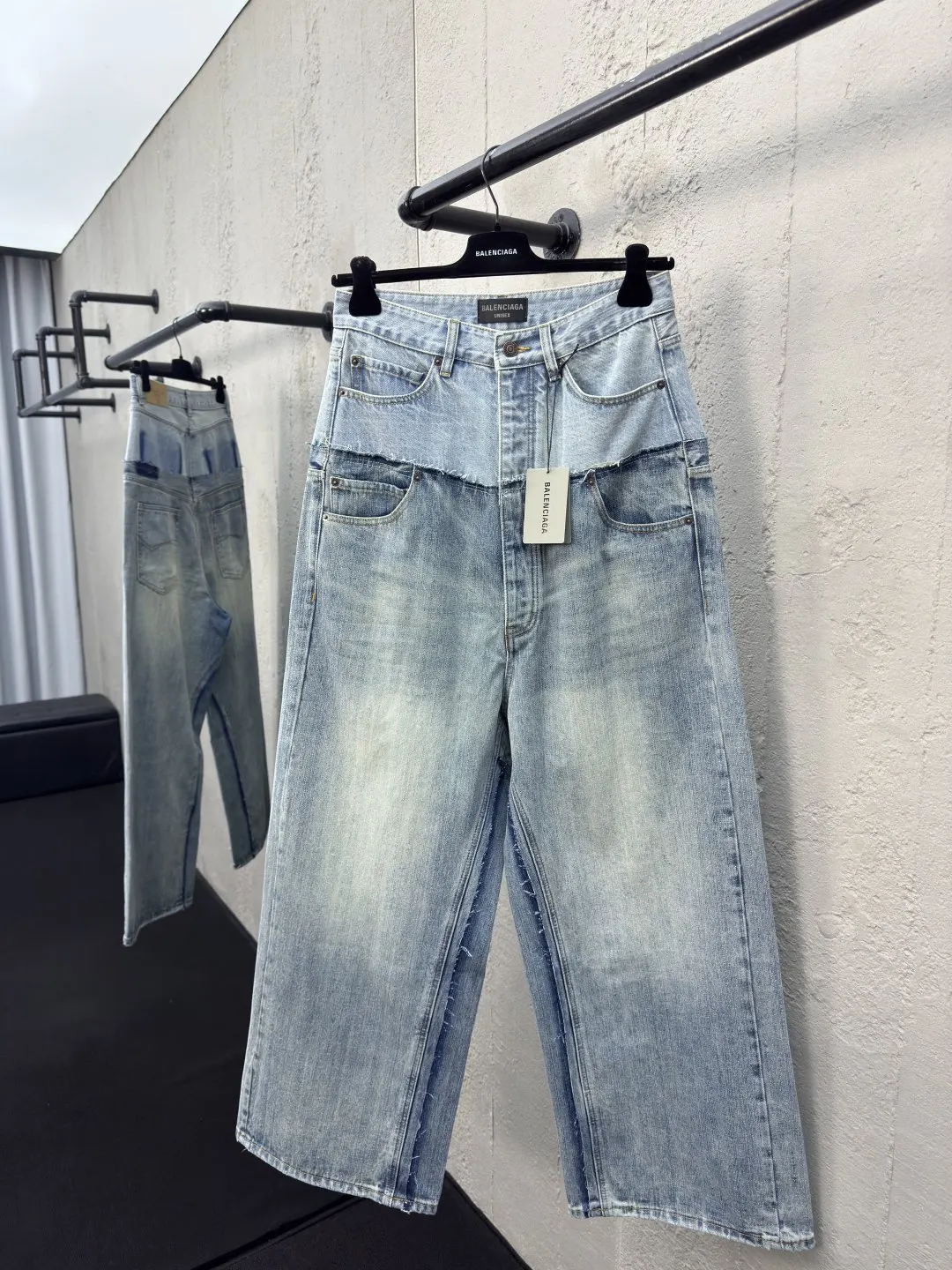 Balenciaga 藍色 牛仔 休閒裤 街頭休閒款