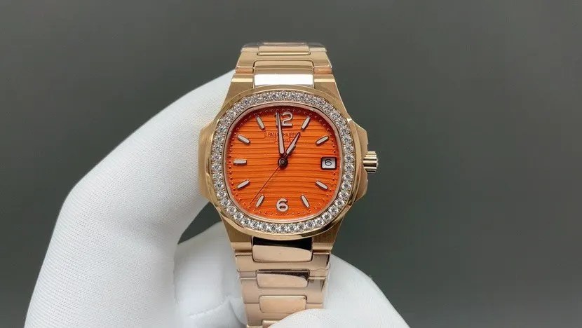 Patek Philippe 玫瑰金 紫色 手錶 經典腕表款