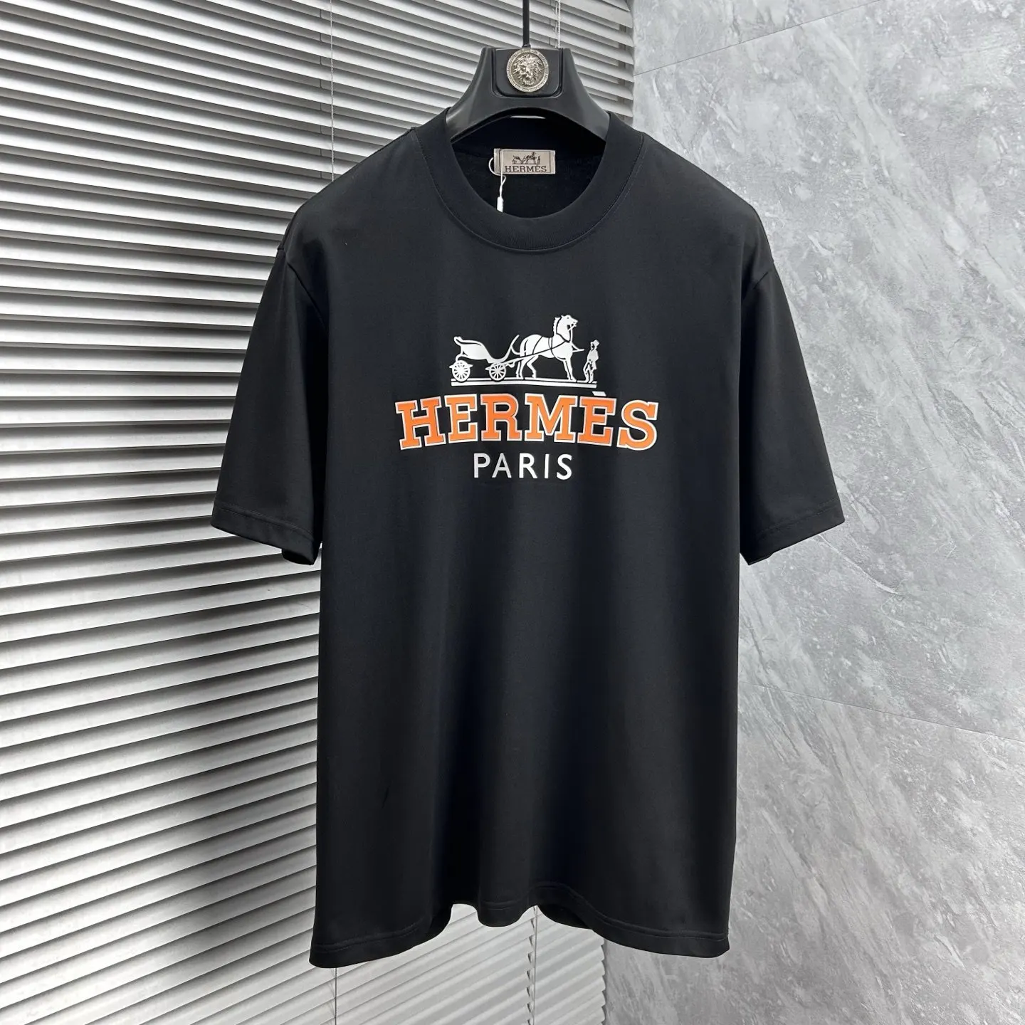 Hermes Black T-Shirt