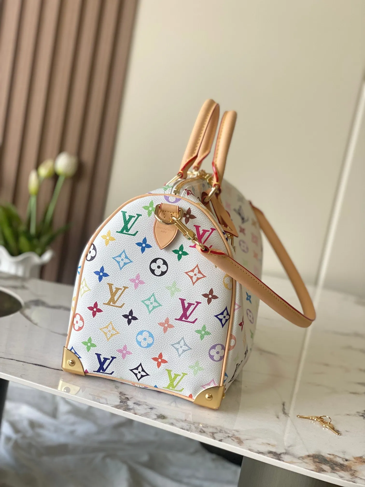 LV 牛皮 加强版 半钢五金 Ban 行李箱 旅行拉杆款 輕便出行款