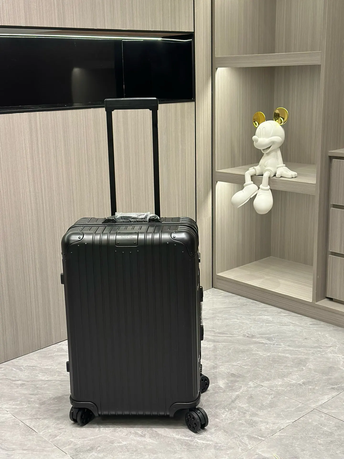 黑色 經典鋁合金黑色 行李箱 旅行拉杆款 輕便出行款