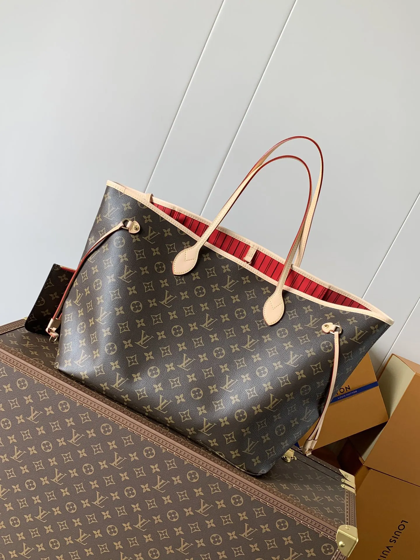 Neverfull 牛皮 托特包 大容量托特款