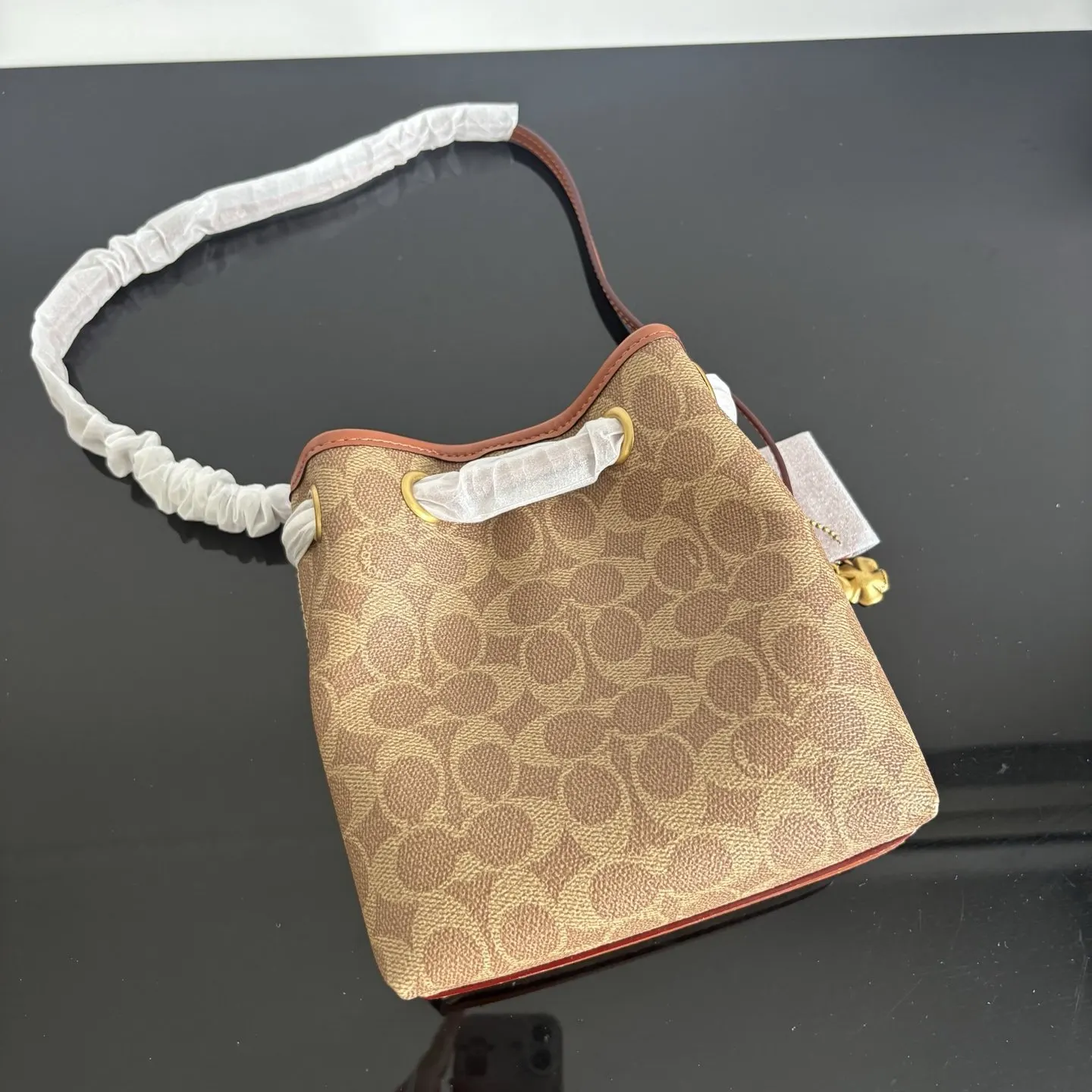 Coach 白色 奶白 鏈條包 精致鏈條款