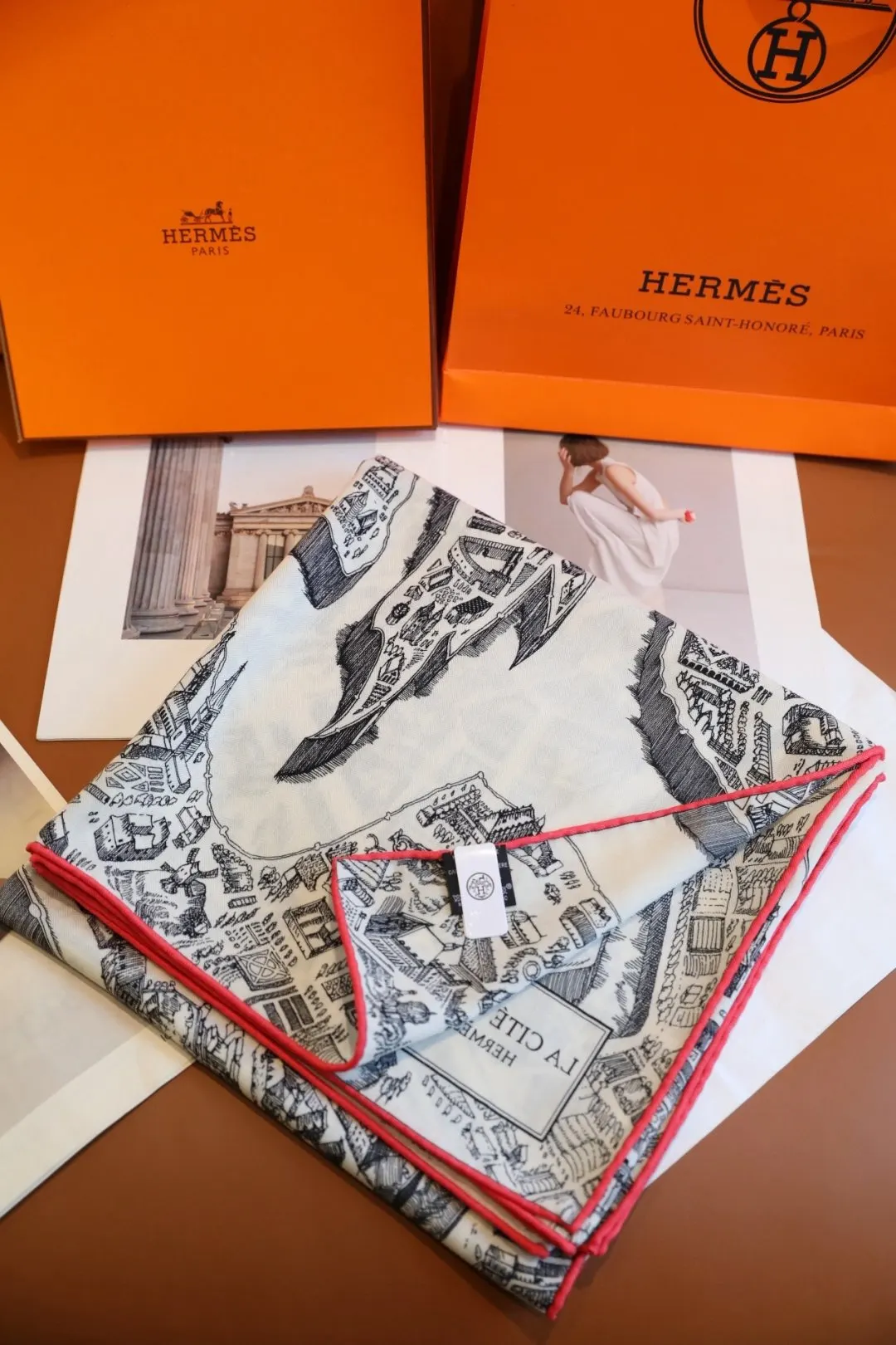 Hermes 灰色 手提包 經典款