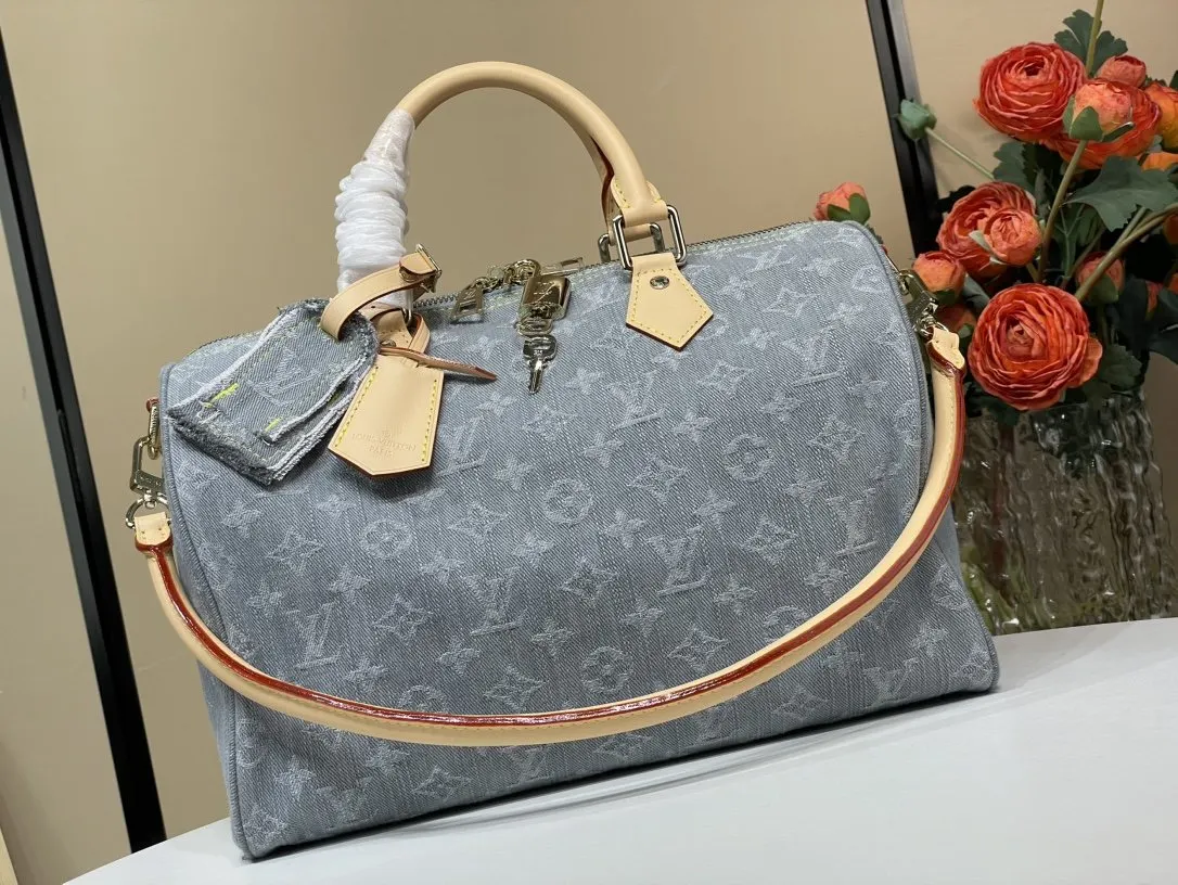 LV Speedy 灰色 老花 手提包 精選款