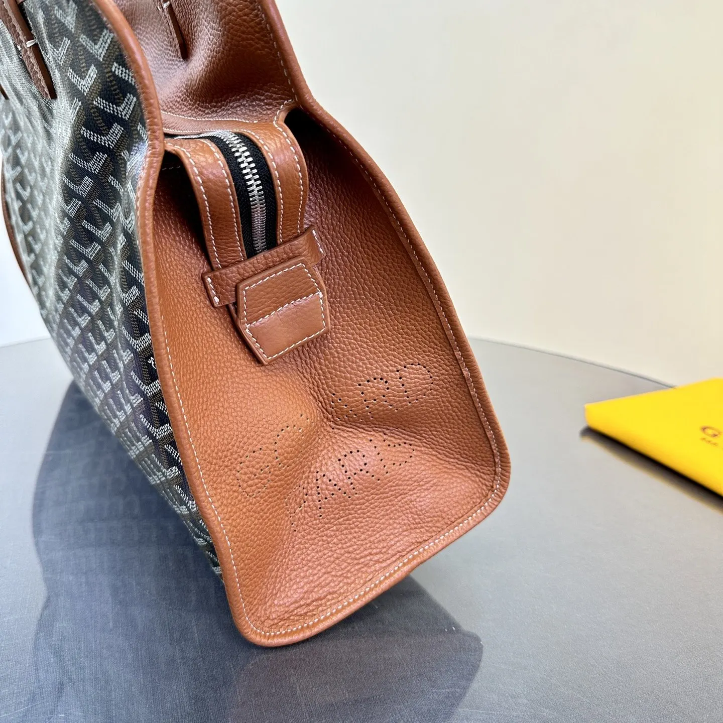 Top Handle Bag Commuter Leather