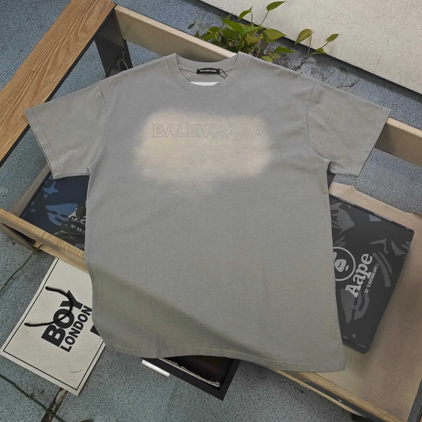 Balenciaga 黑色 純棉 Logo 運動鞋 厚底休閒款