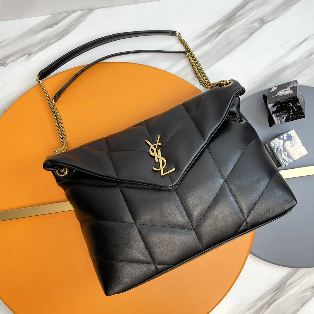 Black Silver Chain Bag