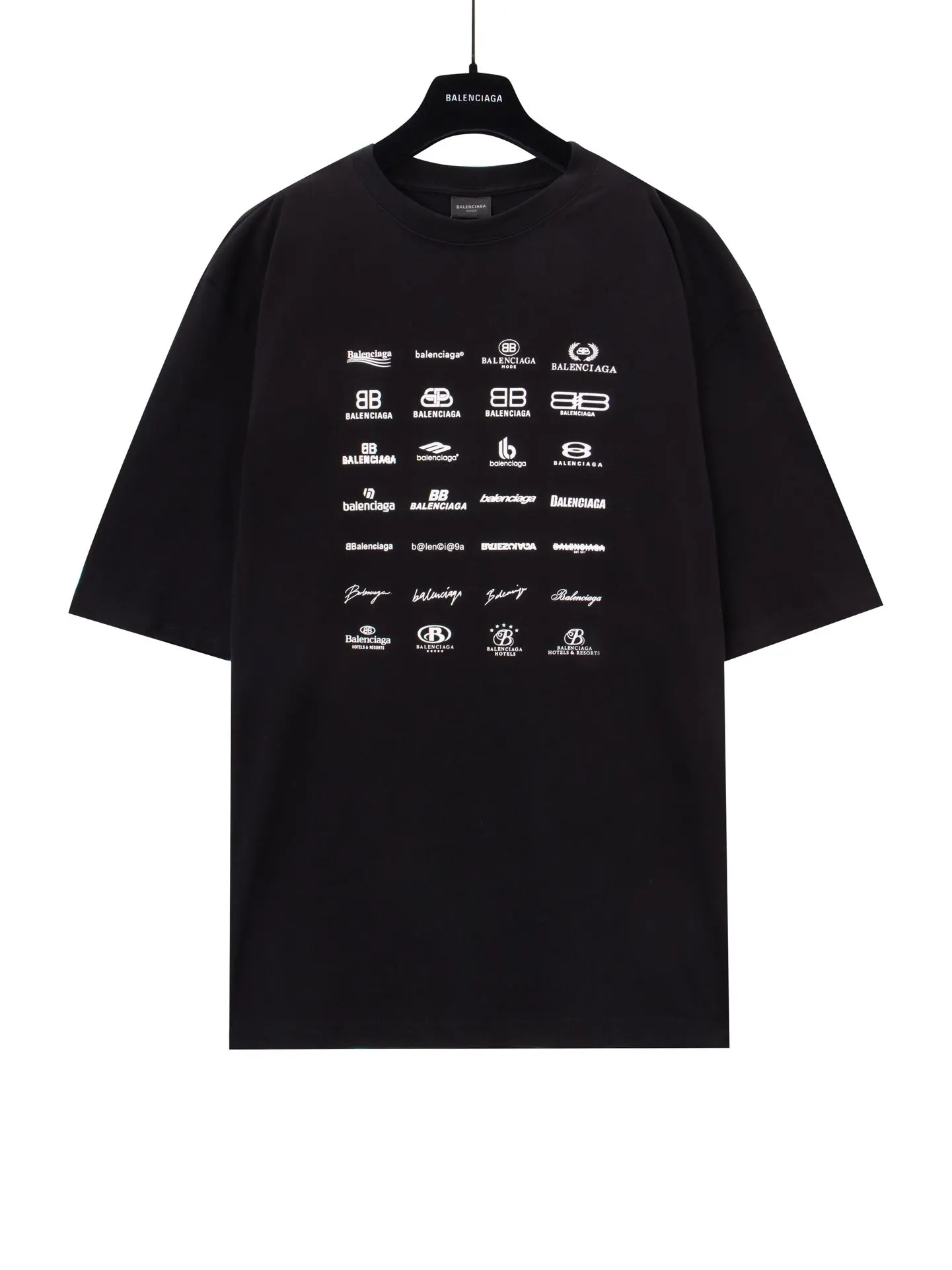 Balenciaga Logo Short Sleeve T-Shirt Street Casual