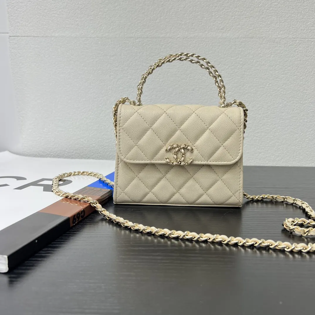 CHANEL 牛皮Kelly手柄包 手提斜挎