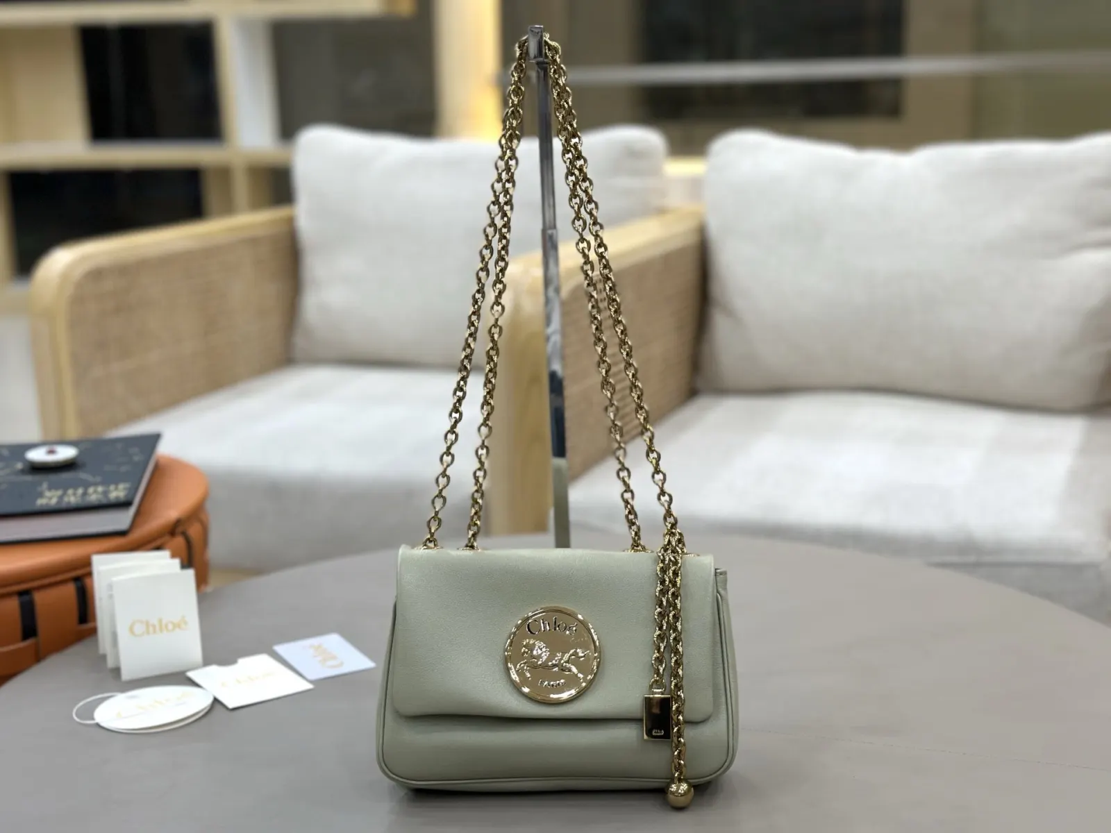 Chain Bag Commuter Leather