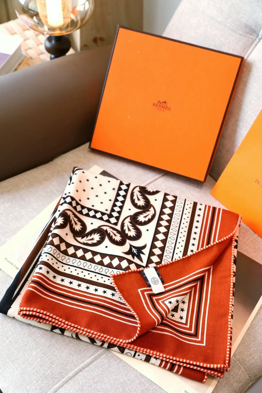 Hermes 羊绒 披肩 保暖披肩款 款2