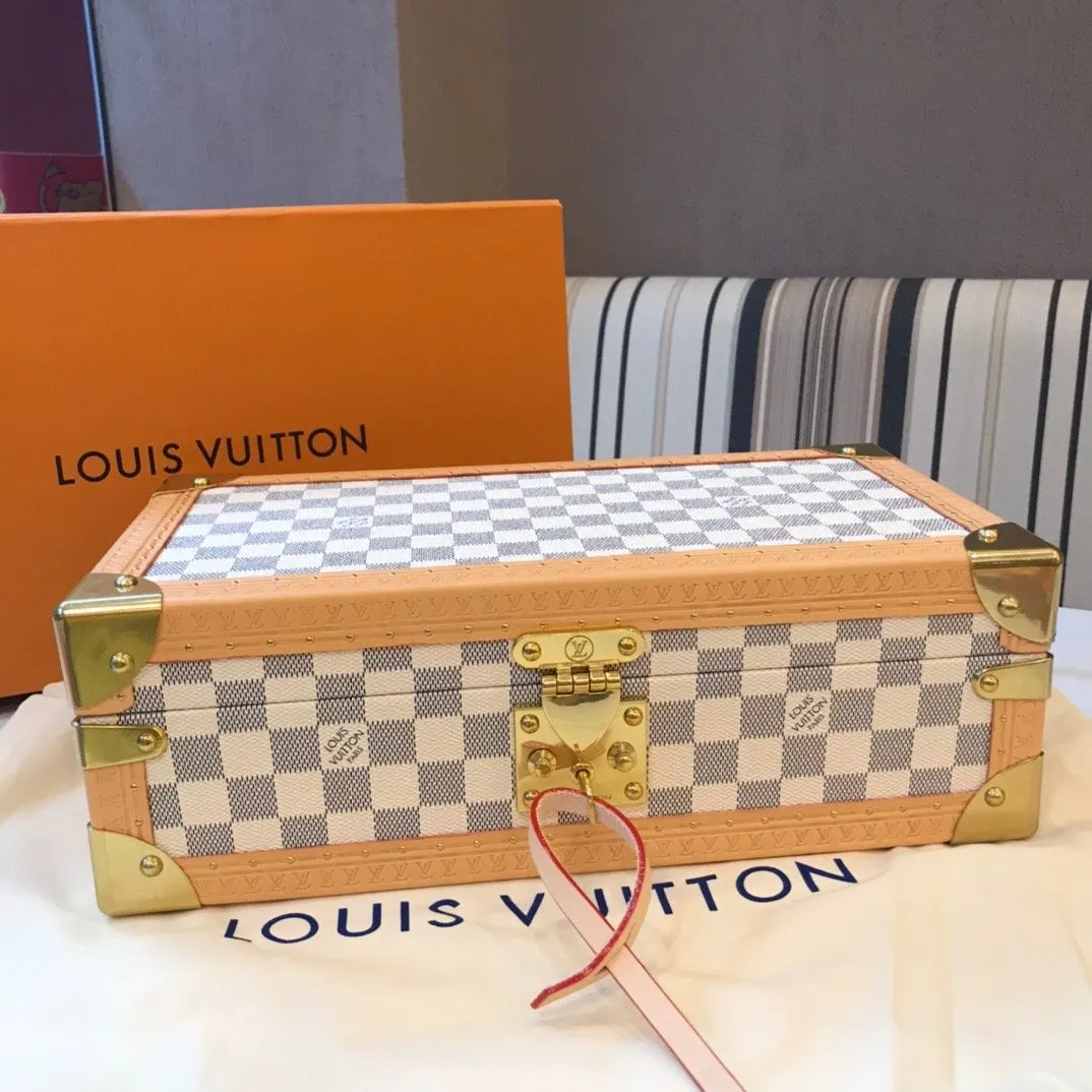 LV 银色 帆布 只装 手表盒 表装表盒以经典Mo经典腕表款