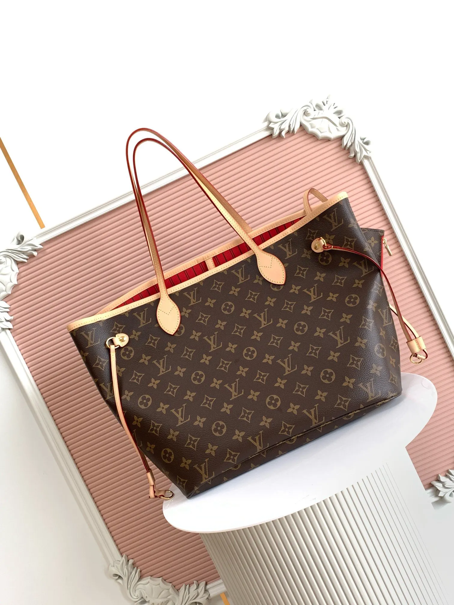 Neverfull 牛皮 托特包 大容量托特款