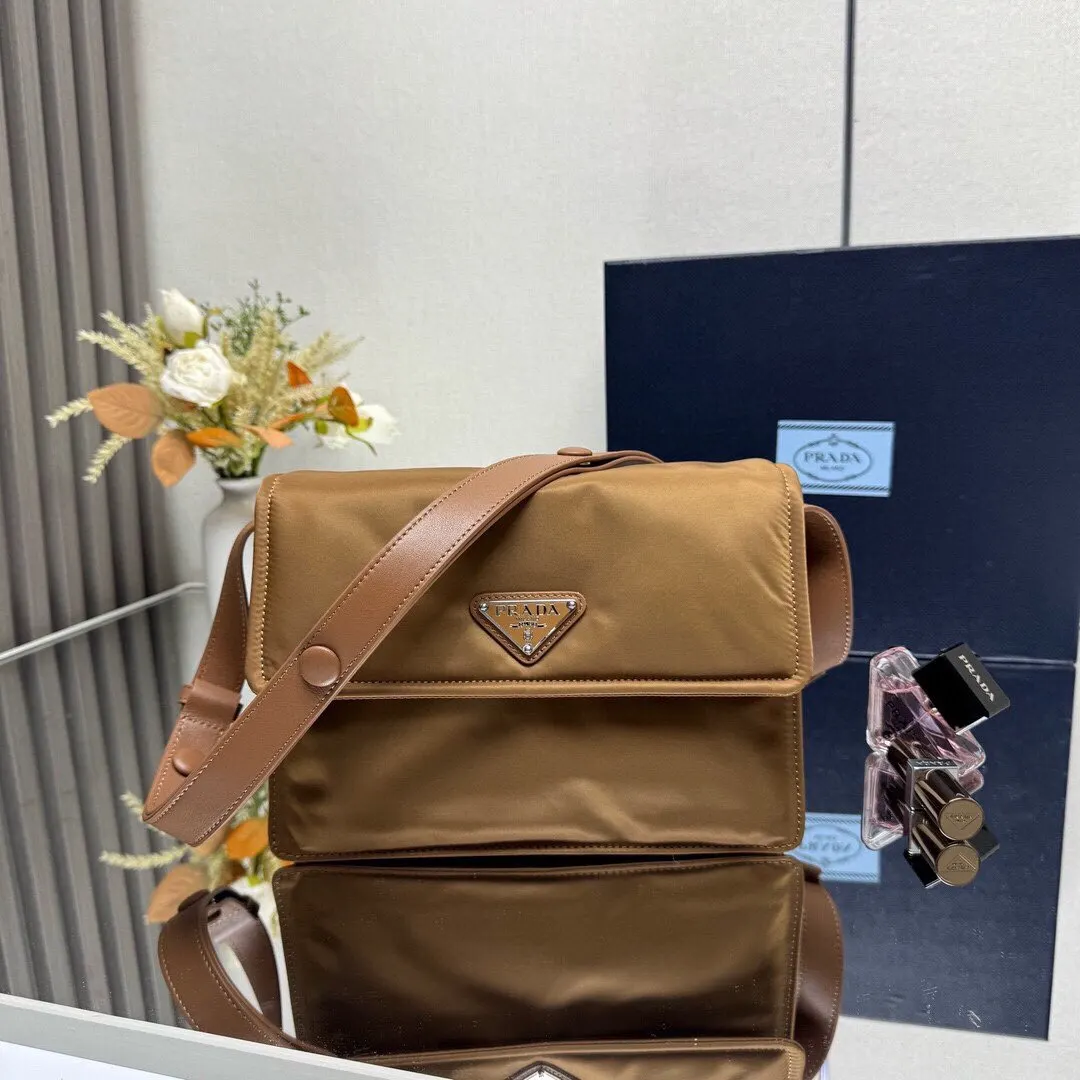 PRADA Re-Nylon尼龍 皮革 單肩包 日常通勤款