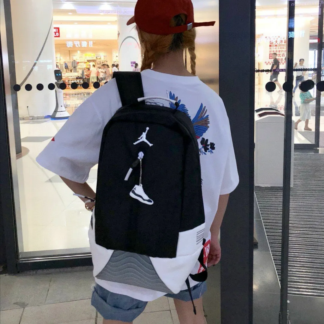Black White Backpack