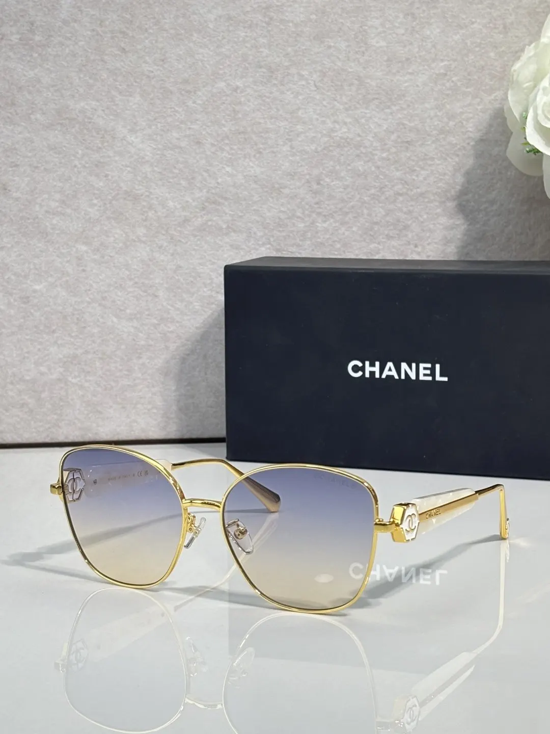 Chanel 墨镜 時尚防晒 太陽鏡