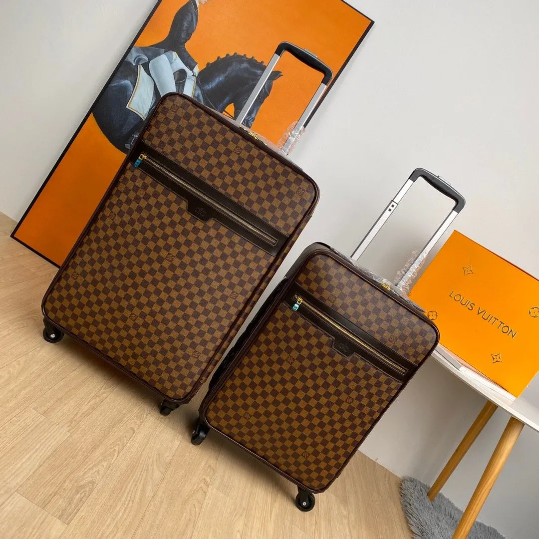 Louis Vuitton Black Monogram Suitcase Travel Lightweight Canvas