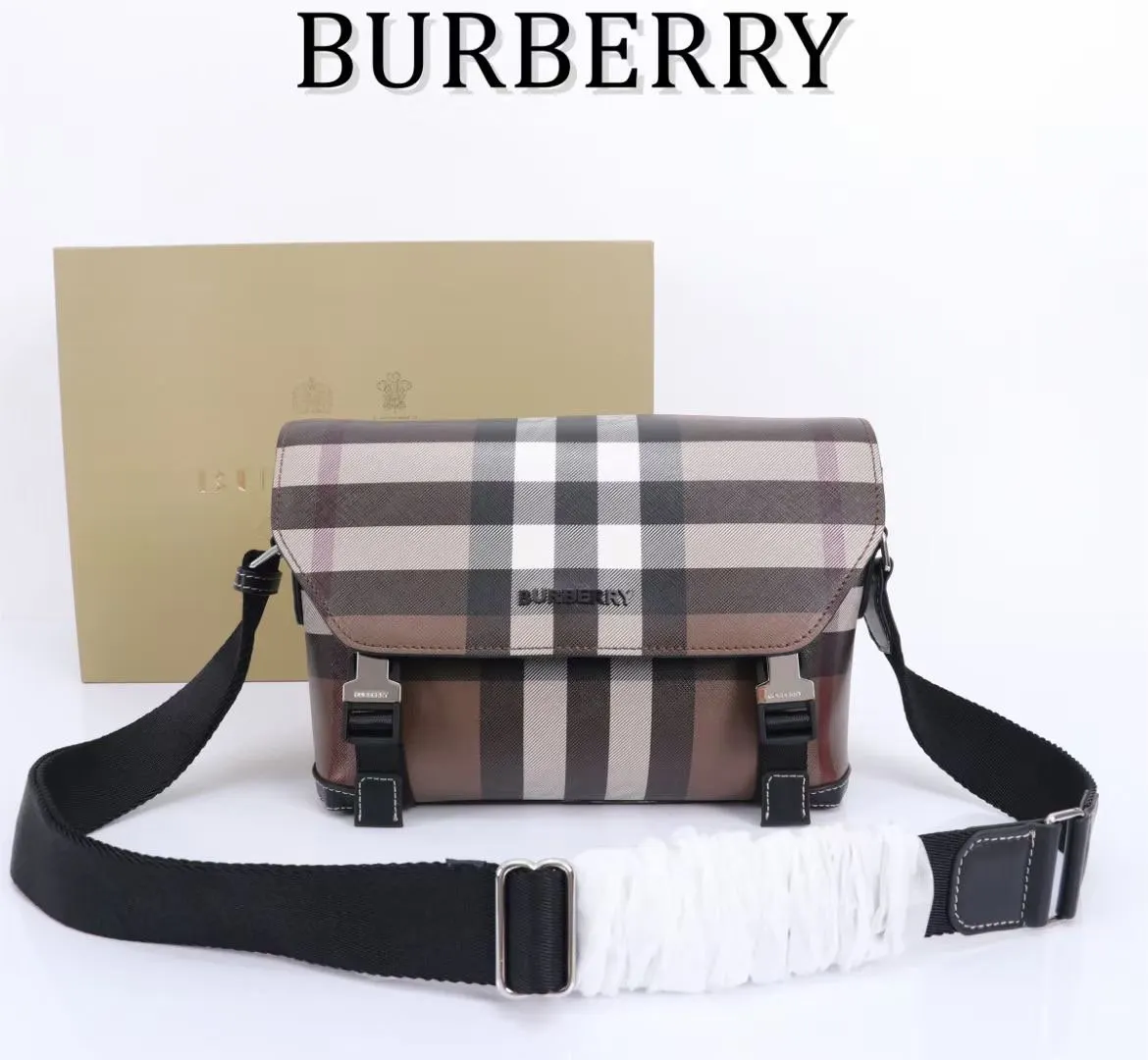 Burberry 灰色 皮革 收納包 旅行收納款