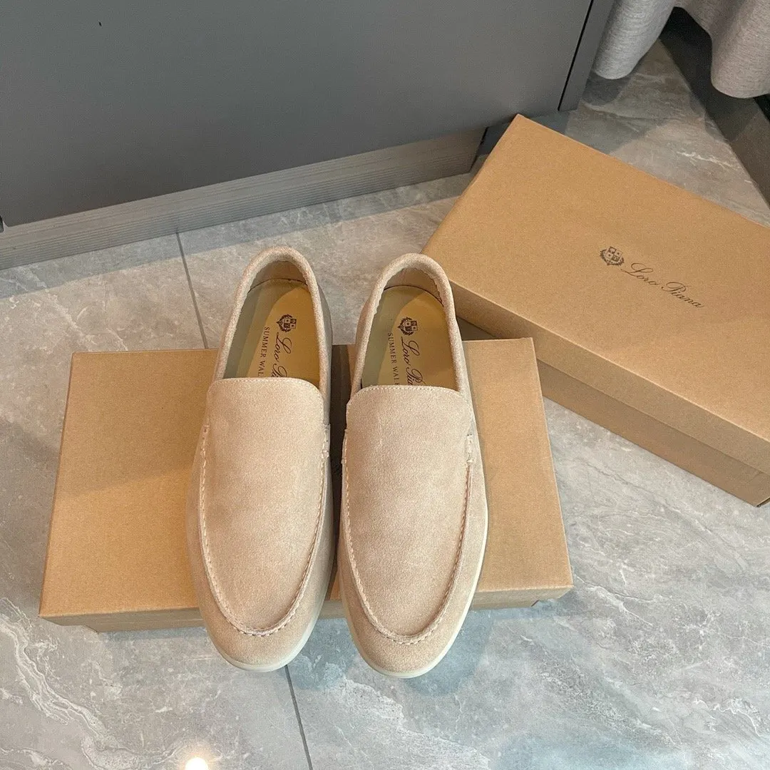 Loro Piana 杏色 乐福鞋 休闲百搭款
