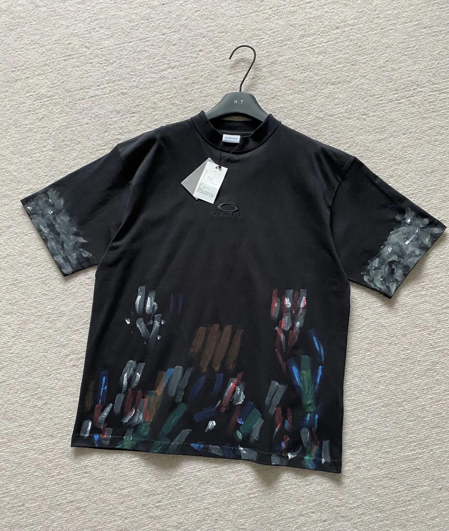 Balenciaga Short Sleeve T-Shirt Street Casual