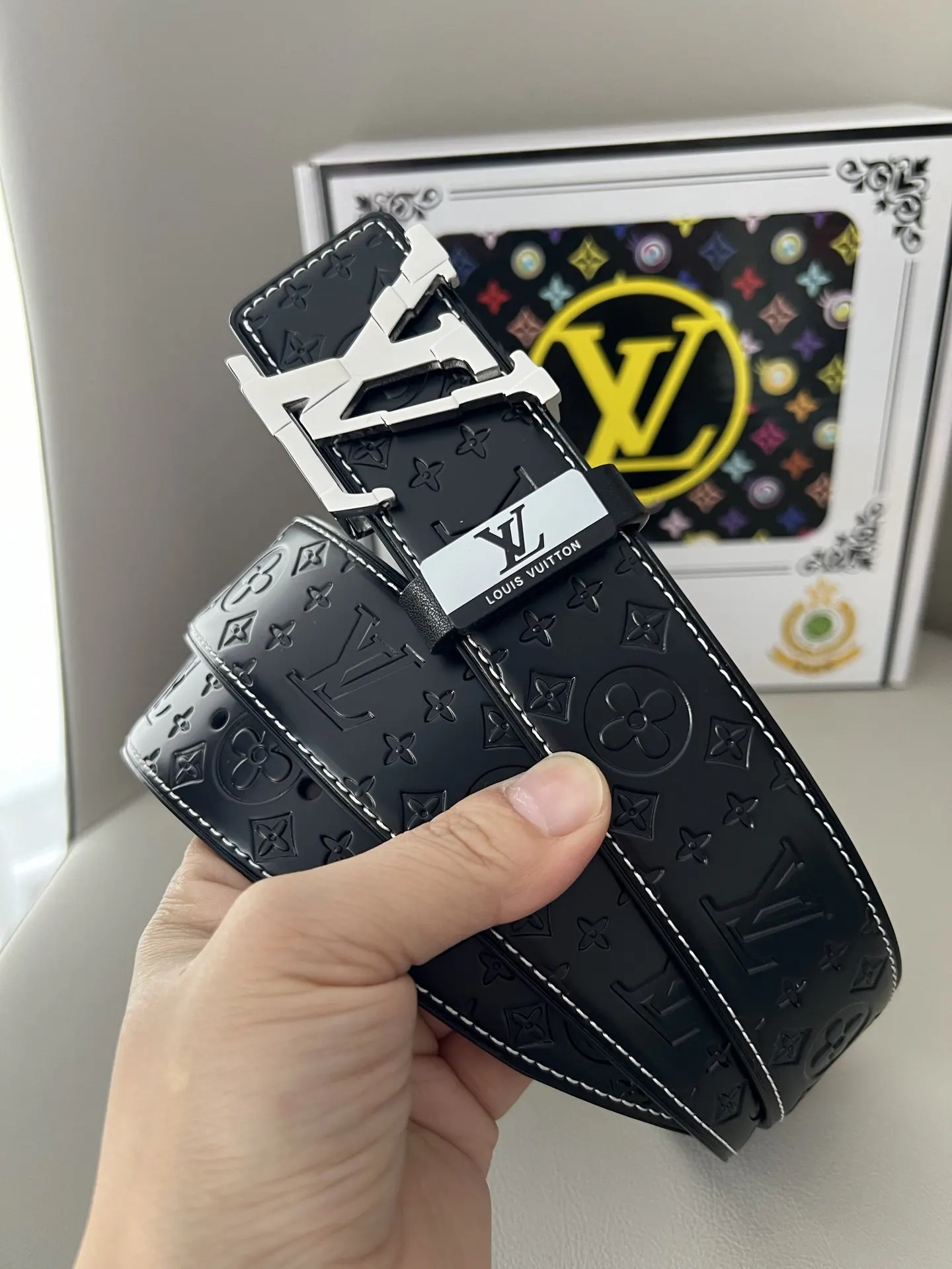 LV 雙面腰帶 商務休閒款