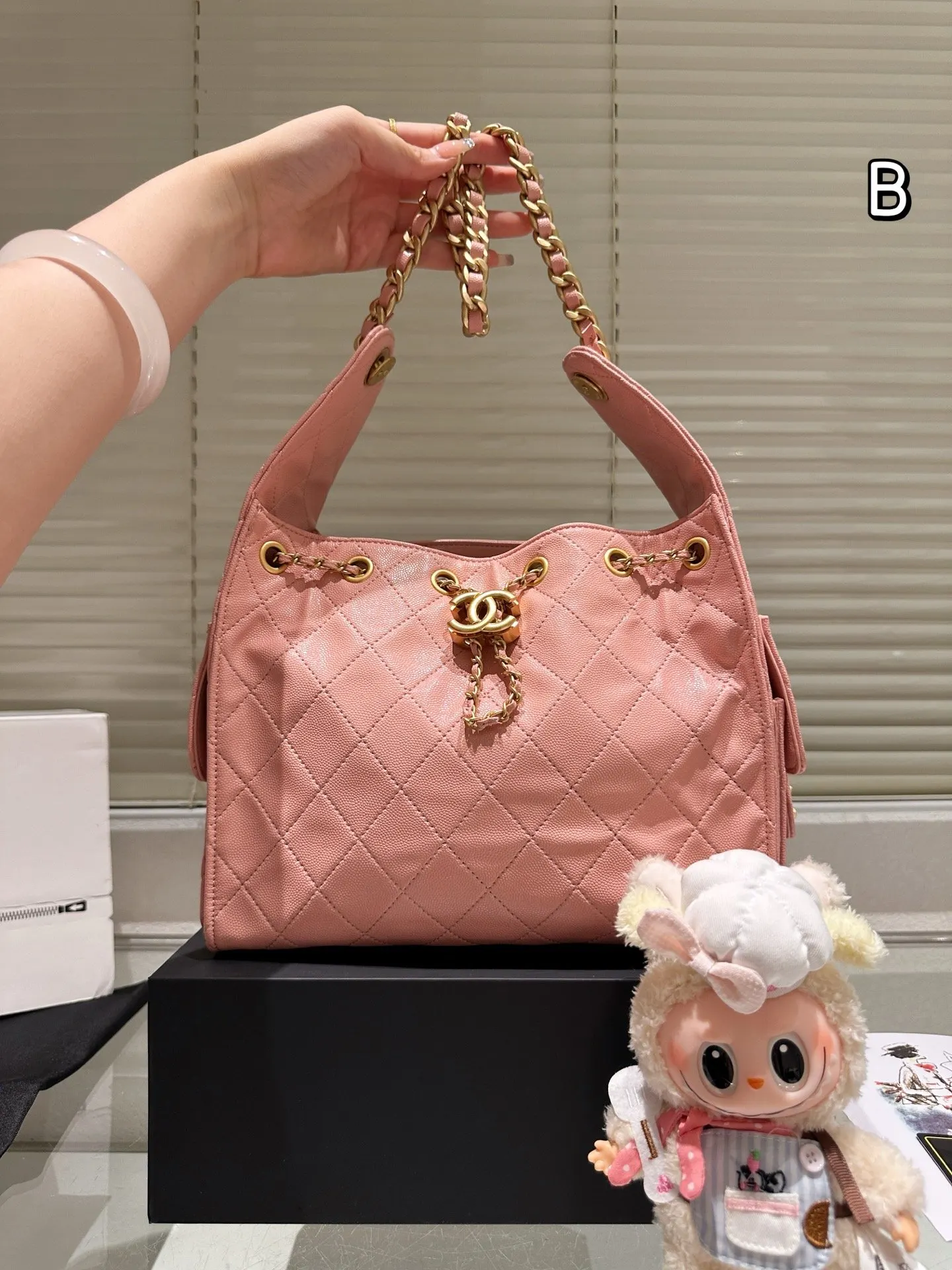 Chanel Hobo Shoulder Bag Vintage Leather