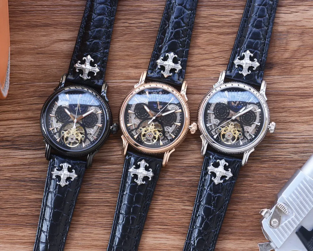 Patek Philippe 牛皮 手錶 經典腕表款