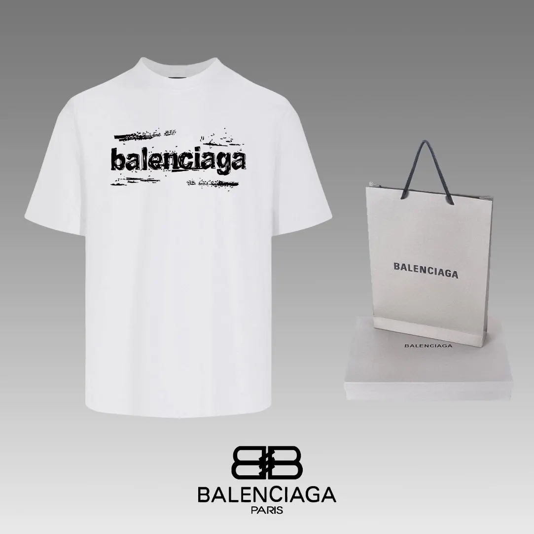 Balenciaga 黑色 短袖T恤 宽松休閒款