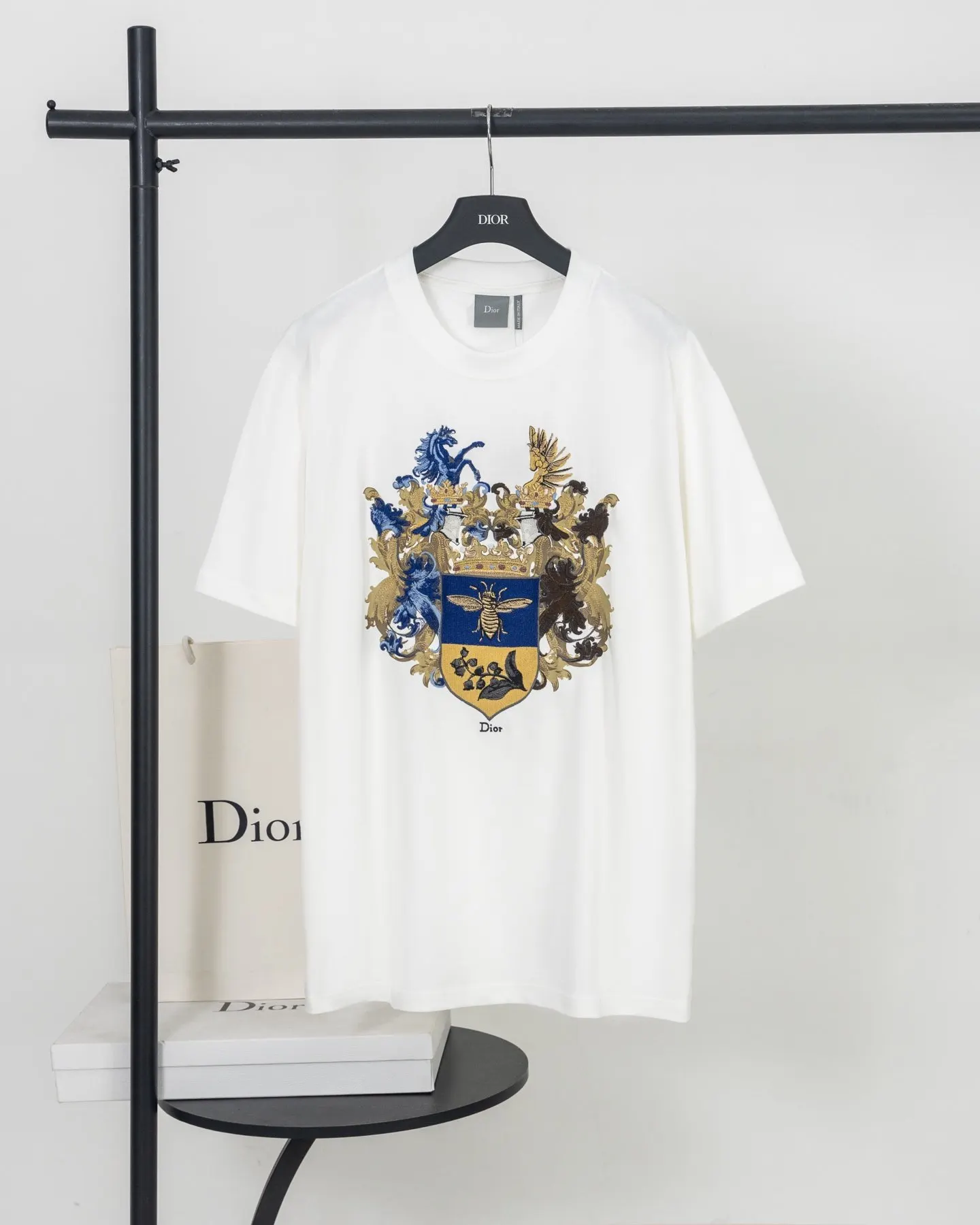 DIOR 白色 刺繡 印花 短袖T恤 休閒百搭款