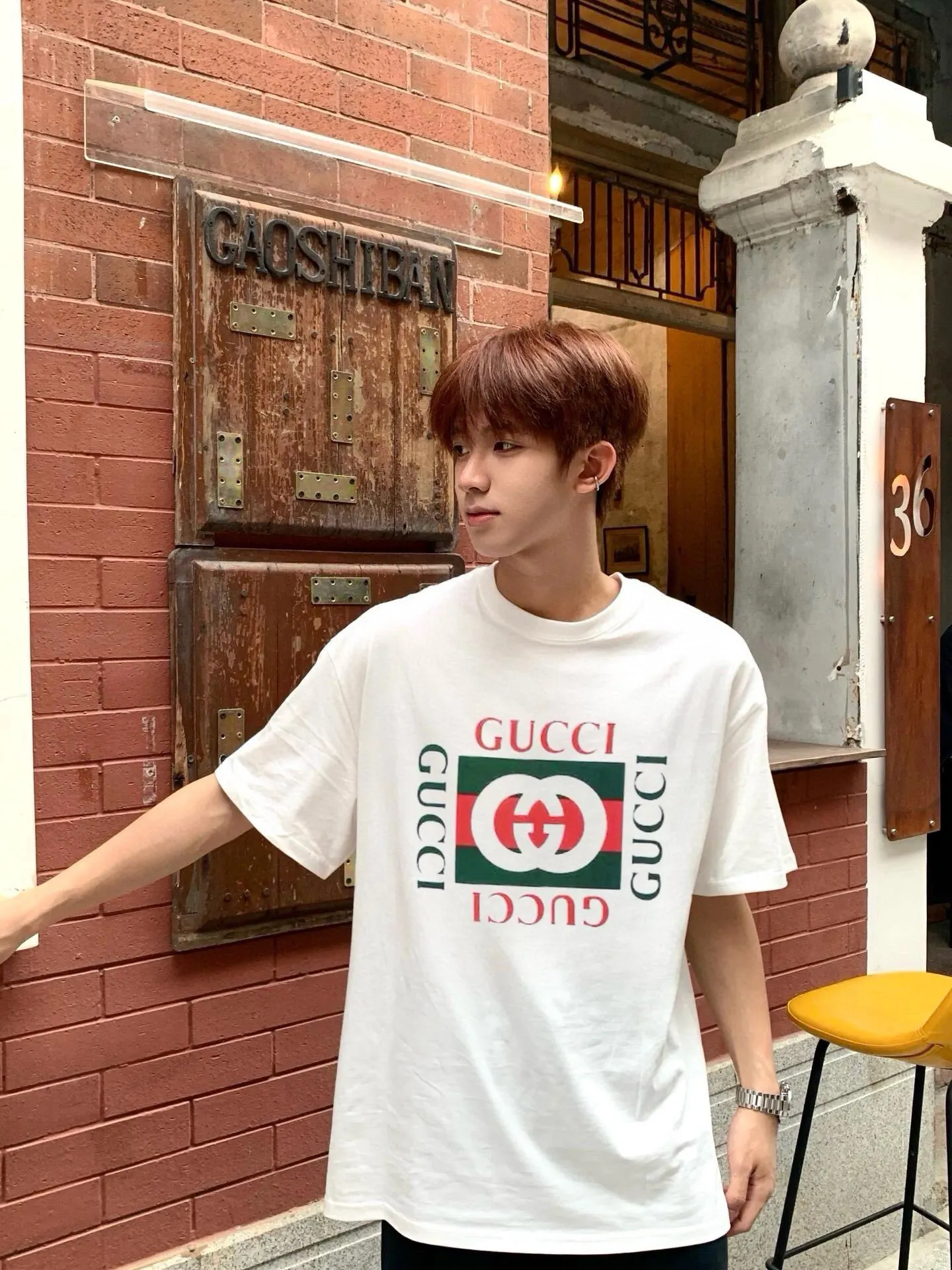 Gucci 26SS 印花 水洗 短袖T恤 休閒百搭款