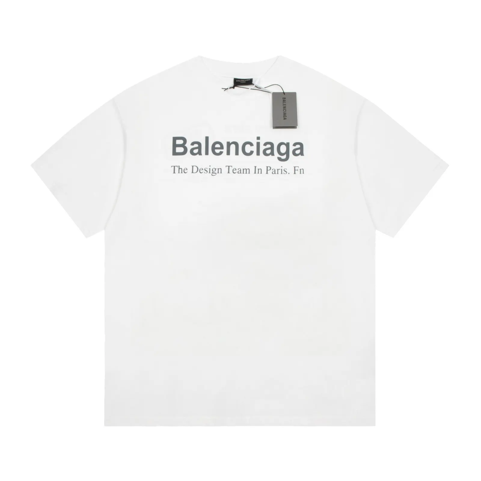 Balenciaga Black Short Sleeve T-Shirt Loose Casual