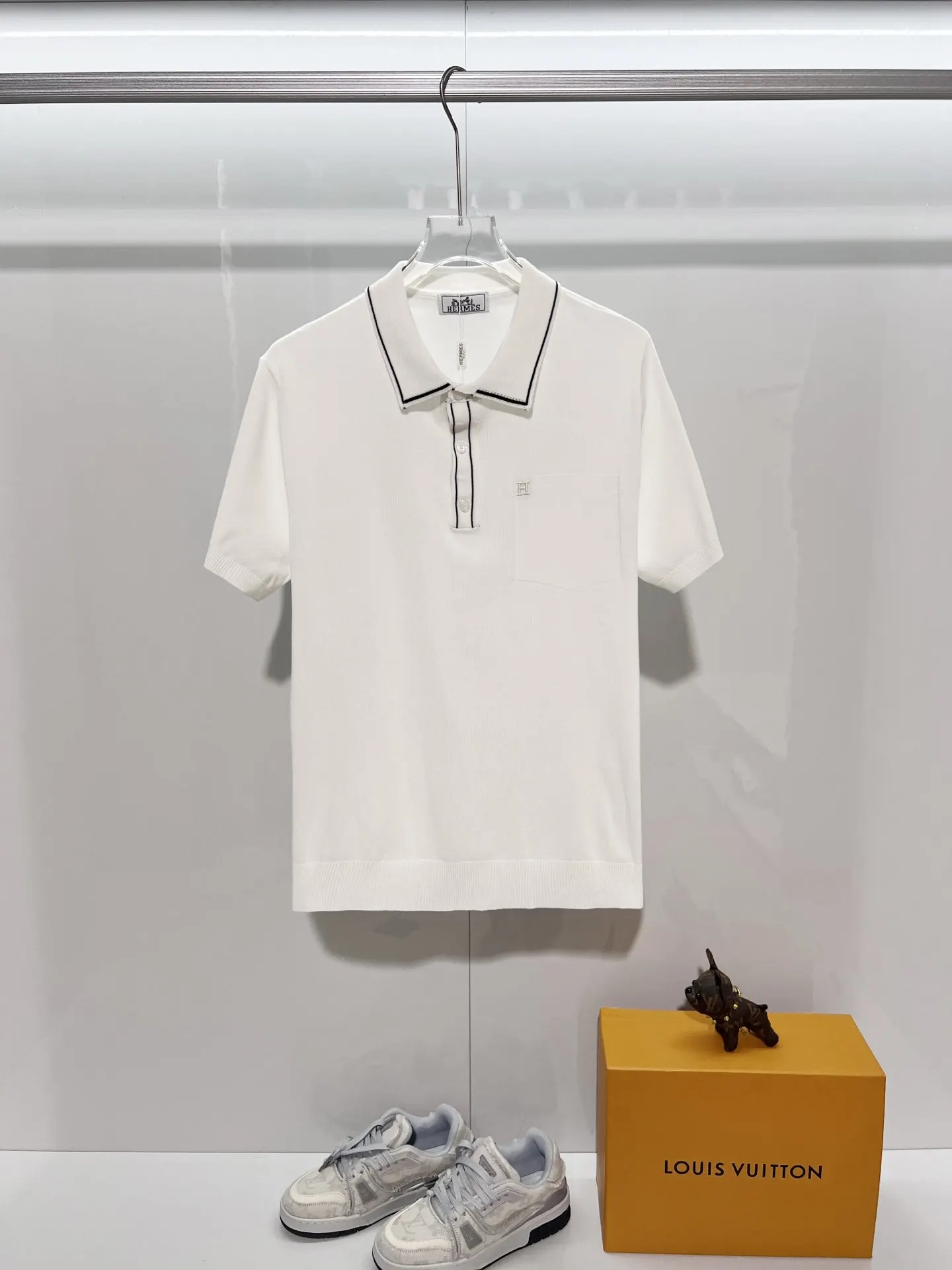 Hermes 黑色 針織衫 高級休閒款