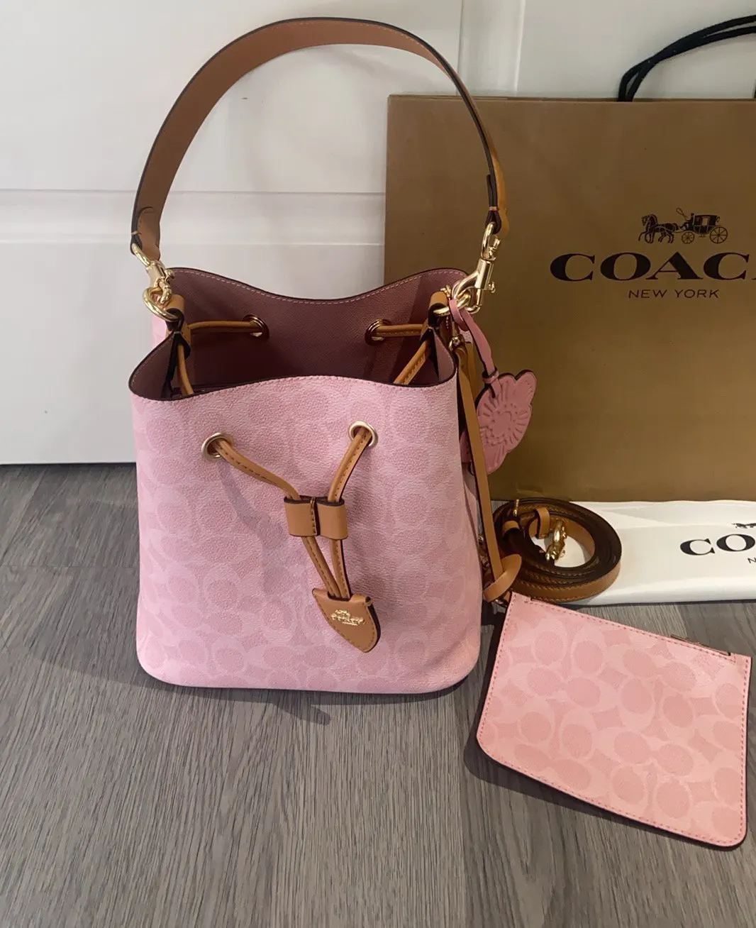 Coach 腋下包 復古腋下背款