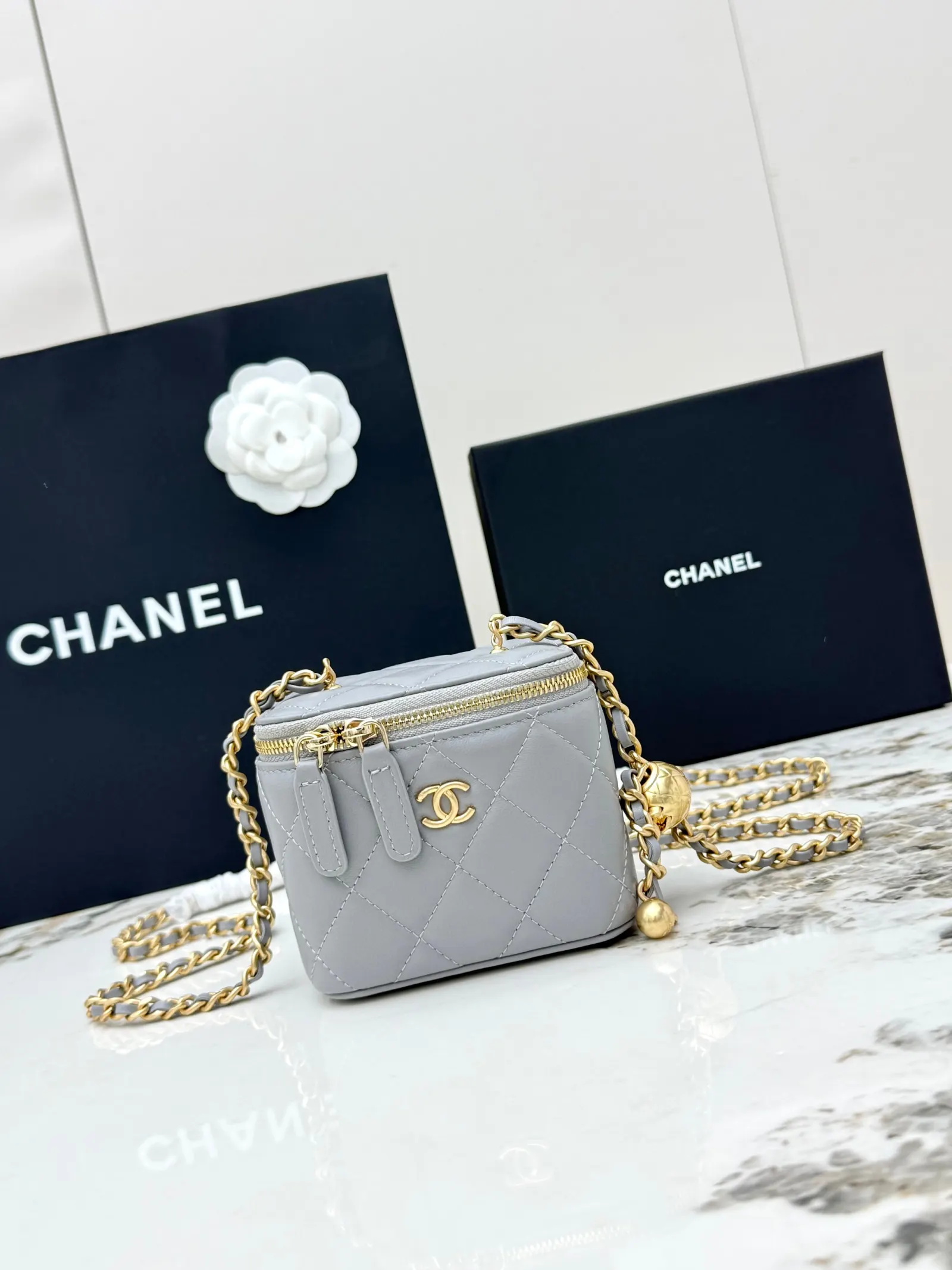 CHANEL 金色 羊皮 鏈條包 精致鏈條款