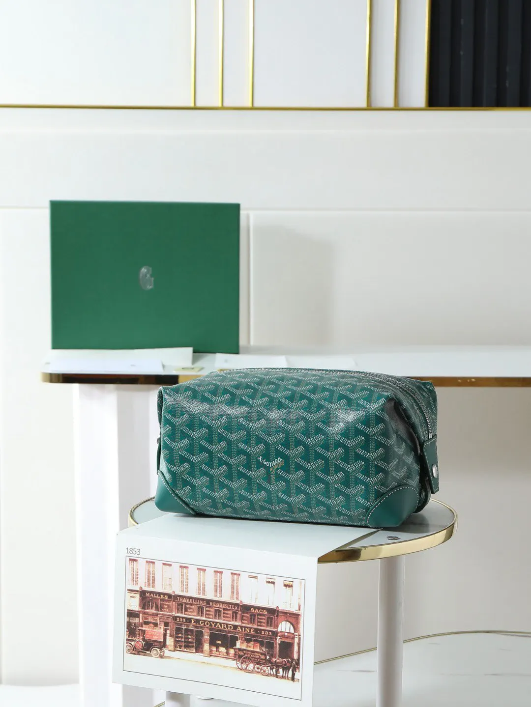 Goyard 戈雅 化妝 收納袋 内里有 手拿包 精致手拿款