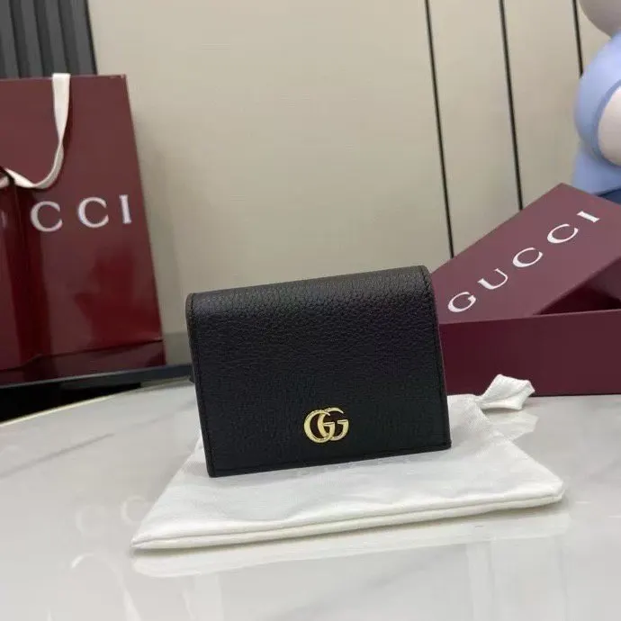 Gucci Marmont 絎縫皮革錢包 日常收納款