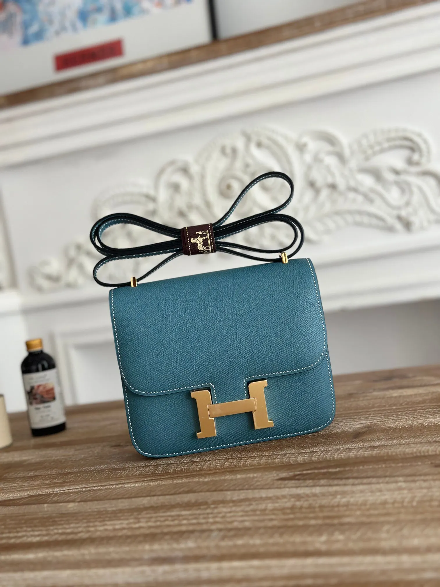 Hermes Crossbody Bag Classic Leather
