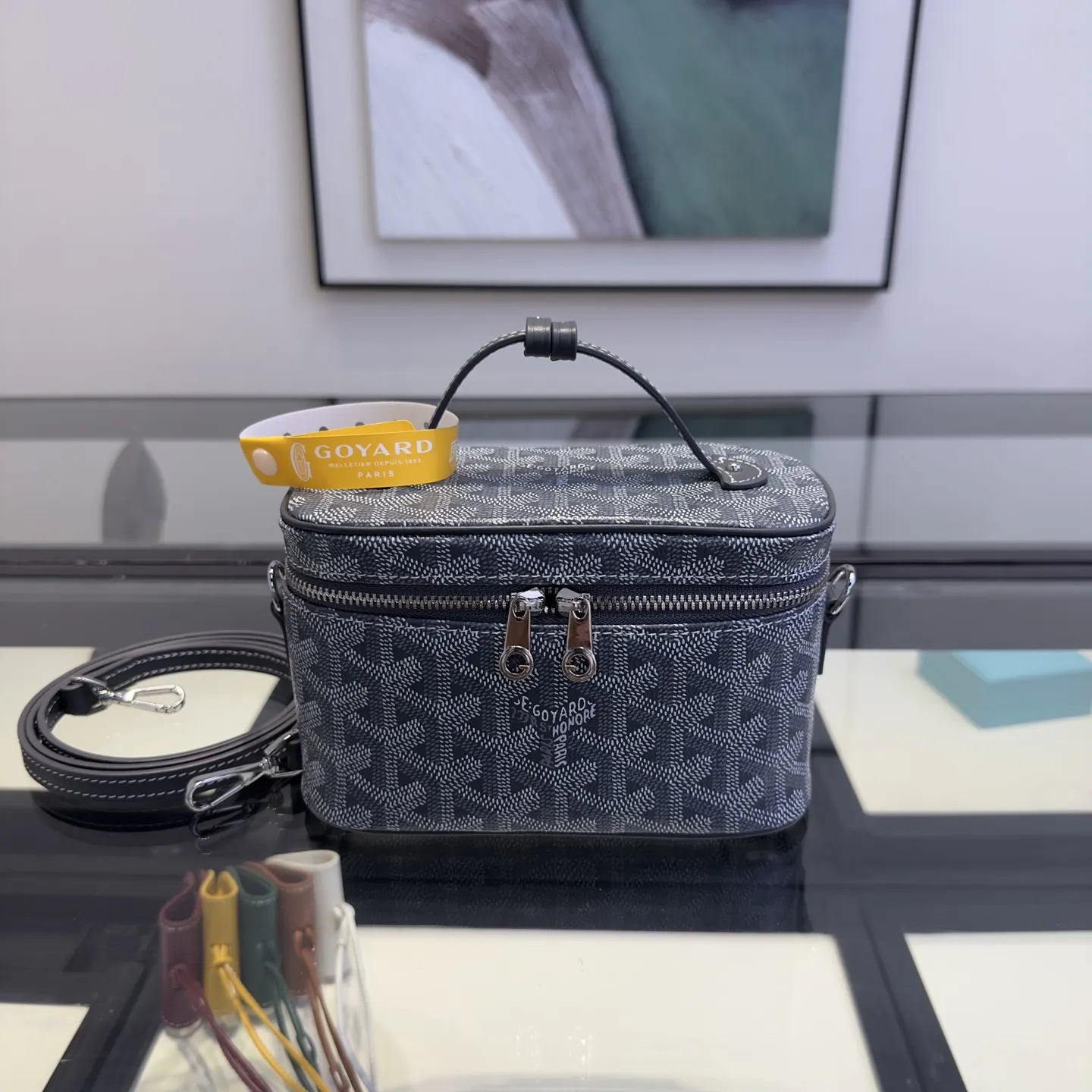 Goyard 灰色 小牛皮 收納包 旅行收納款